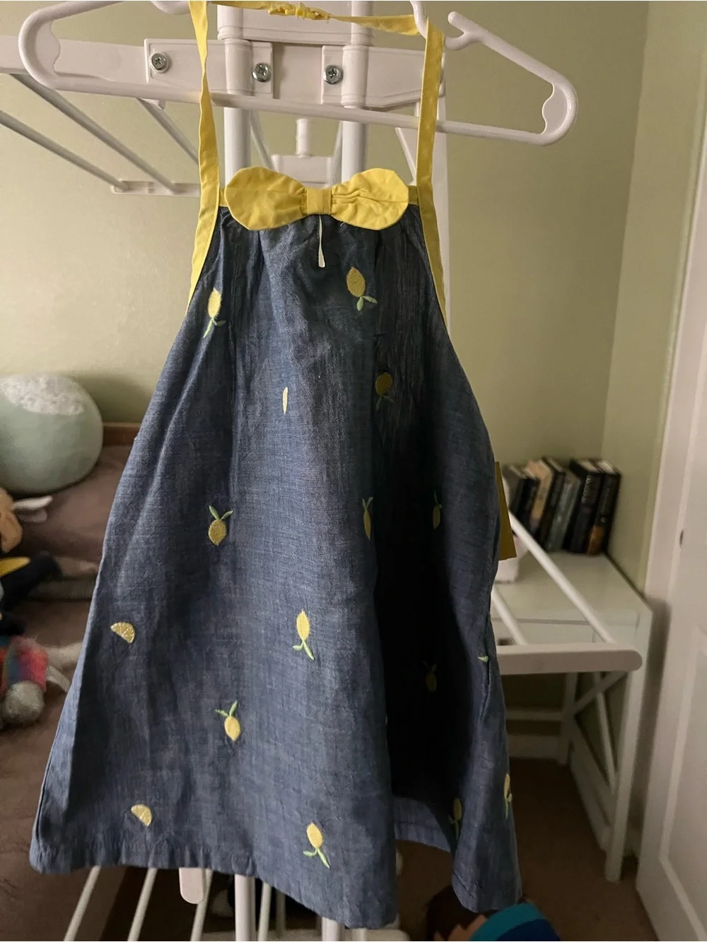 Gymboree Lemon Embroidered Halter Top